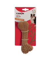 Camon Büyük Kemik Şeklinde Dayanıklı Bambu Diş Masajlı Köpek Oyuncağı 17 Cm