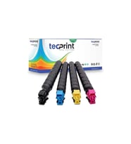 Tecprint Kyocera TK8335 4 Renk Muadil Toner Seti Siyah Mavi Sarı Kırmızı (Cmyk)
