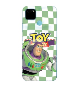 Realme C21Y/C25Y Uyumlu Toy Story Buzz Desenli Şeffaf Telefon Kılıfı
