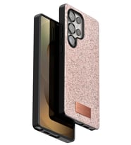 Onegif Samsung Galaxy S25 Ultra Bright Simli Kapak - Pembe