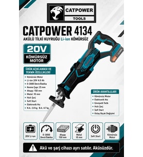 Catpower 4134 Tilki Kuyruğu Lion Kömürsüz