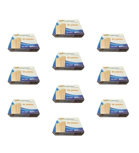 Niceplast Dil Çubuğu Ahşap Maket Çubukları 2 x 14 Cm. - 50 Adetlik 10 Paket