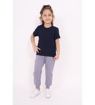 Toontoy Unisex Çocuk Baskılı Tişört (Lacivert)