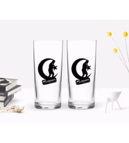 BK Home Renkli Baskılı Atatürk Temalı İkili Rakı Bardağı Seti-32 (Beyaz)