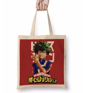 Midoriya Izuku Boku no Hero Academia Bez Çanta Uzun Saplı