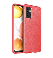 Samsung Galaxy A32 4G Kılıf Esnek Pu-Deri Leather-Pu Serisi Protected Case (Kırmızı)