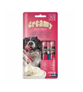 M-Pets Köpek Ödülü Creamy Somon Balıklı 4 x 15 Gr