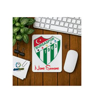 Kişiye Özel Bursaspor Baskılı Oyuncu Mousepad 0147