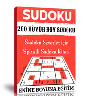 Spiralli Büyük Boy Sudoku Kitabı