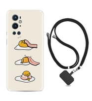 Tecno Spark 9 Pro Kılıf Resimli Boyun Askılı İpli Desenli Silikon Sweety Egg 1322
