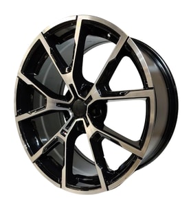 2 Adet BK-5601 9*19 5*112 ET40 66.6 BLACK MACK JANT (Takım)
