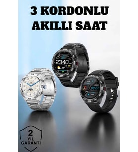 Akıllı Saat Arama Cevaplayan Titreşim Özelliğiyle Bildirim Görebilen