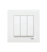 VİKO Karre 3 Lü Anahtar Beyaz 90967X68 VİKO