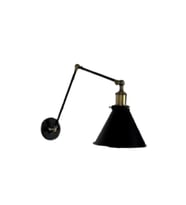 Mylights Retro Metal Rustik Akrobat Üç Mafsalı Konik Aplik En 19 Cm