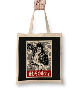 One Piece Luffy Gear Fourth Bez Çanta Uzun Saplı
