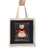 South Park Chocolate Salted Snowballs Christmas Knit Pattern Bez Çanta Uzun Saplı