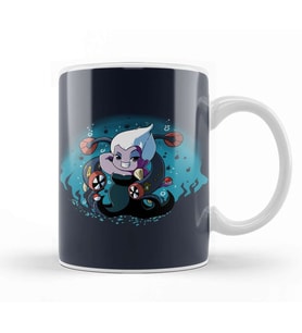 Little Mermaid Deep Deep Sea Trainer Kupa Bardak Porselen