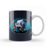 Little Mermaid Deep Deep Sea Trainer Kupa Bardak Porselen