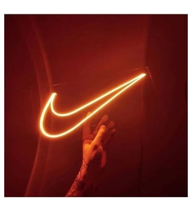 Kadem Nike Neon Led Dekoratif Duvar Aydınlatması Neon Duvar Yazısı Sihirli Led