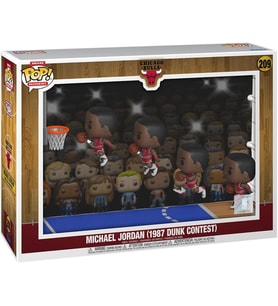 Funko Pop! Moments Deluxe: Chicago Bulls - Michael Jordan - 1987 Dunk Yarışması - Koleksiyon Vinil F (Krem)
