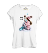 Super Mom Anneler Günü Beyaz Kadın Tshirt