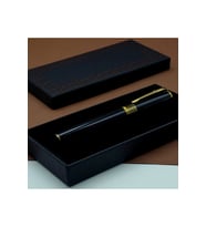 Gold İşlemeli Siyah Metal Roller Kalem TG-V 11714