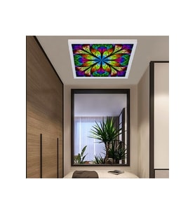 Koridor 60watt-60x60 -led Avize- Yeni Model Aydınlatma- Kare Tavana Yapışık-kolay Montaj Avize