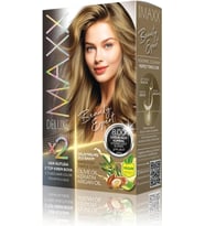 Maxx Deluxe Beauty Expert Hair Color (Kerati̇n)'Li̇ 1 Kutu (2 X 50 Ml) (Yoğun Kumral 8.00)