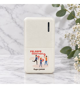 Felsefe Öğretmenine İsme Özel Powerbank