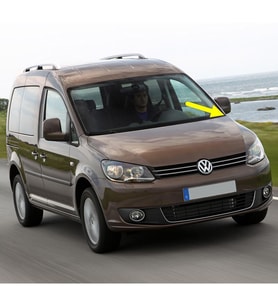 VW Caddy 2011-2015 Sol Ön Çamurluk Köşe Oluk Plastiği 2K5819447B