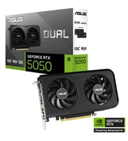 ASUS GEFORCE DUAL-RTX5050-O8G 8GB GDDR6 128BIT 1XHDMI 3XDP EKRAN KARTI