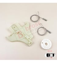 Ford Mondeo MK2 MK3 4/5 Kapı 1996-2007 1S71F27001B İçin Arka Sol Kapı Cam Kriko Tamir Seti
