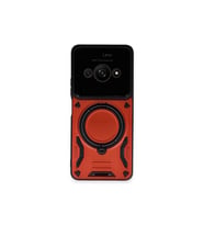 Newface Xiaomi Poco C61 Kılıf Joy Lens Standlı Kapak - Kırmızı