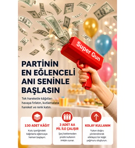 Partiler ve Sosyal Medya İçerikleri İçin Etkili Kâğıt Atma Oyuncağı