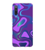 Xiaomi Mi 9 Se Uyumlu Kapak  Renkli Desen Tasarımlı Şeffaf Silikon Kılıf