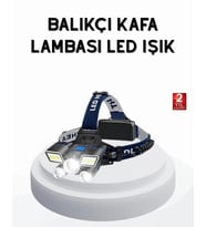 Profesyonel Şarjlı LED Far – IPX5 Suya Dayanıklı 4 Işık Modu Hareket Sensörlü