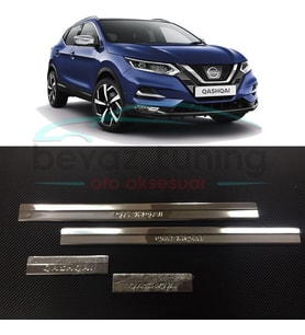 Nissan Qashqai Kapı Eşiği Kromu Nikelajı 2014 Sonrası