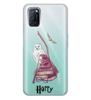 Oppo Harry Şapka Kitap Tasarımlı Şeffaf Telefon Kılıfı