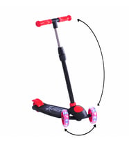 Chubby Baby Işıklı Çocuk Scooter Ayarlanabilir Direksiyonlu Arka Frenli