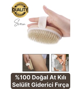 %100 Doğal At Kılı Çatlak Karşıtı Banyo Peeling Fırçası Kese Ölü Deriden Arındırır