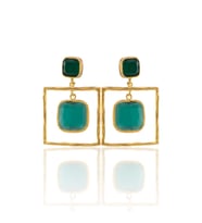 Kadir Jewellery 22 Ayar Altın Kaplama Kadın Sallantılı Küpe -El İşçiliği Ve Hipoalerjenik Küpe