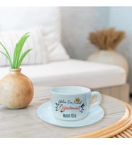 Kişiye Özel Öğretmenler Günü Baskılı Fincan HK2338 (Beyaz)