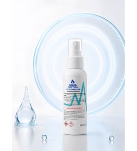 aquaseptica 100 ML Spreyli El Dezenfektanı El ve Cilt Antiseptiği Seyahat Boy %70 Ethanol Koku Giderici Hijyenik Çözelti