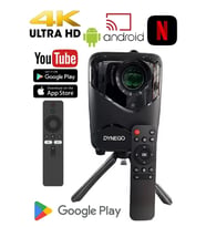 Yüksek Çözünürlüklü 4K Ultra HD Taşınabilir Projektör, Android İşlemcili