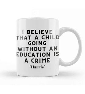 Kamala Harris Kupa Bardak Porselen