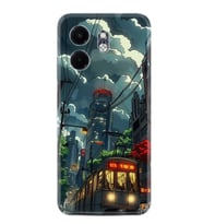 Infinix Smart 9 Kılıf Boutique Baskılı Resimli Train Pcode -049