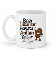 İsme Özel Komik Yazılı Baskılı Porselen Kupa Bardak Esprili Hediye Mug