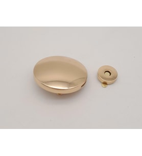Angel Çanta Aksesuar 5 cm Yuvarlak Mıknatıslı Kilit Light Gold