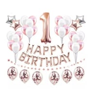 1 Rakam Folyo Balon Set