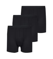 3'lü Erkek Boxer Setleri %95 Pamuk Premium Collection (Siyah)